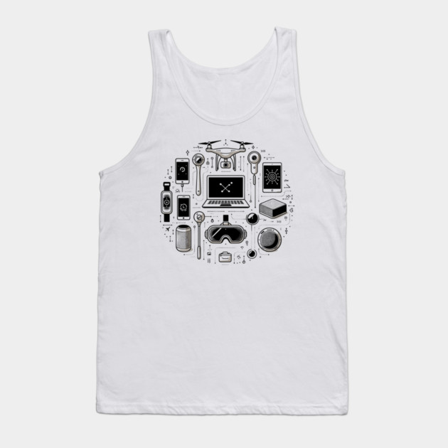Gadgets The Tools of The Modern Age Tank Top by Frank Ring
