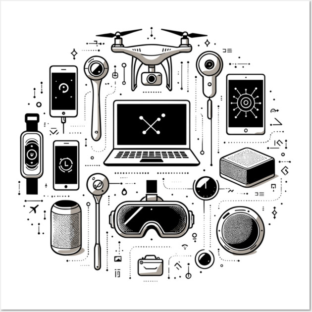 Gadgets The Tools of The Modern Age Wall Art by Frank Ring