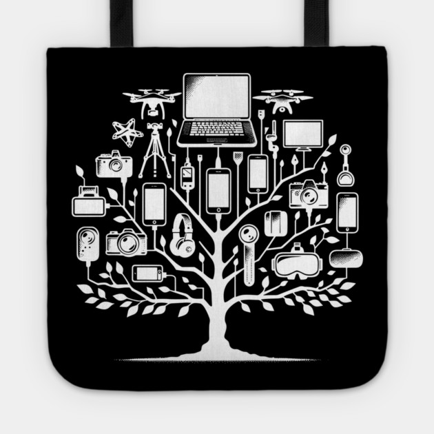 Gadgets The Tools of The Modern Age Tote by Frank Ring