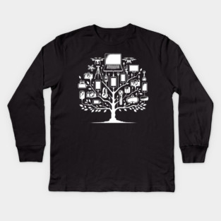 Gadgets The Tools of The Modern Age Kids Long Sleeve T-Shirt