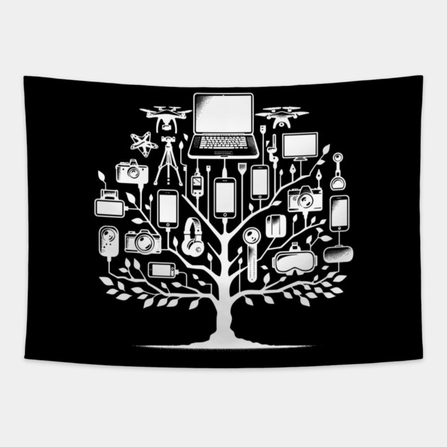 Gadgets The Tools of The Modern Age Tapestry by Frank Ring