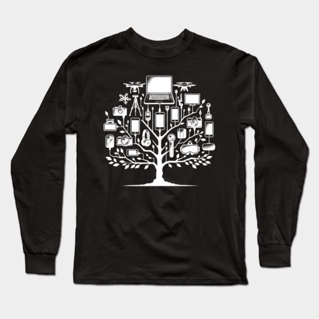Gadgets The Tools of The Modern Age Long Sleeve T-Shirt by Frank Ring