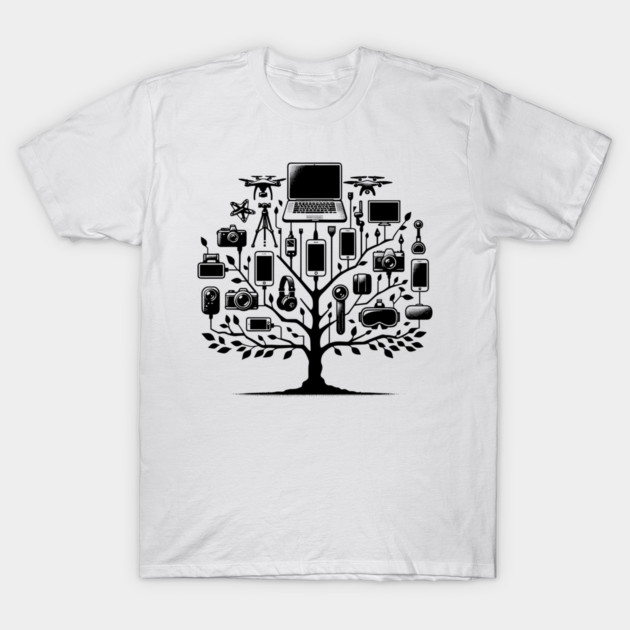 Gadgets The Tools of The Modern Age T-Shirt by Frank Ring