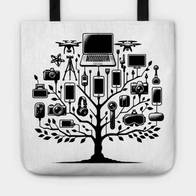 Gadgets The Tools of The Modern Age Tote by Frank Ring