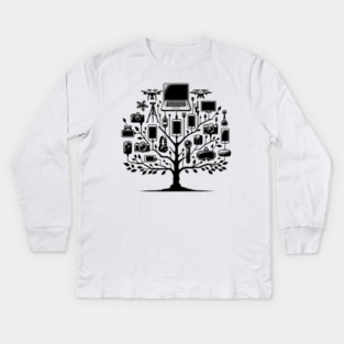 Gadgets The Tools of The Modern Age Kids Long Sleeve T-Shirt