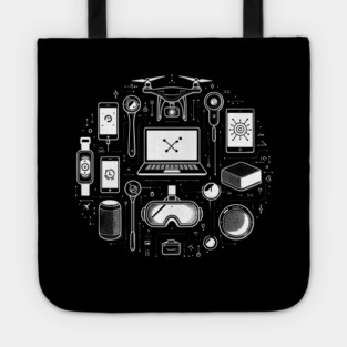 Gadgets The Tools of The Modern Age Tote