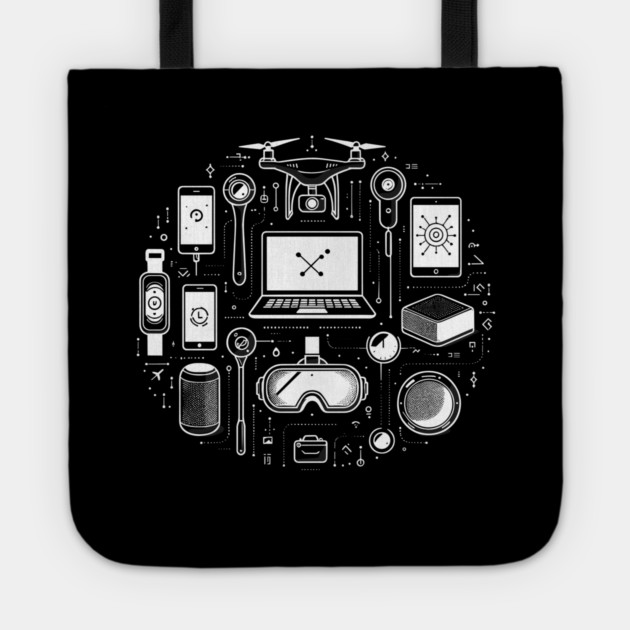 Gadgets The Tools of The Modern Age Tote by Frank Ring