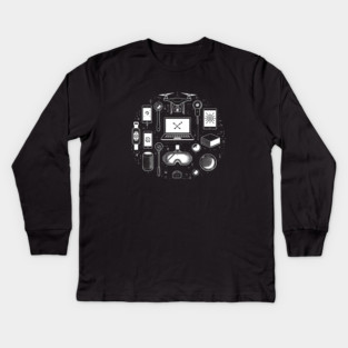 Gadgets The Tools of The Modern Age Kids Long Sleeve T-Shirt