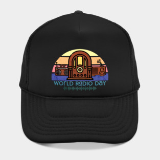 Retro World Radio Day Hat