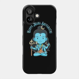 Lord Shiva in Lotus Pose Phone Case
