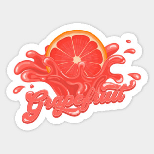 Grapefruit Love Sticker