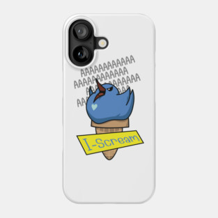 I-Scream Blue Canary Phone Case