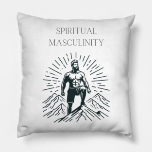 Hiking Spiritual Masculinity Pillow