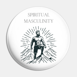 Hiking Spiritual Masculinity Pin