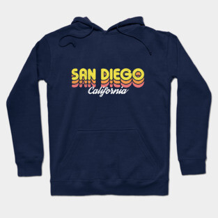 Retro San Diego California Hoodie
