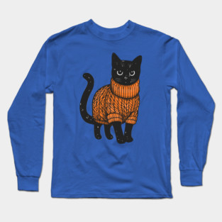Sweater Weather Cat 7 Long Sleeve T-Shirt