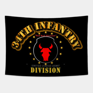 34th Infantry Division - Red Bull Division Tapestry