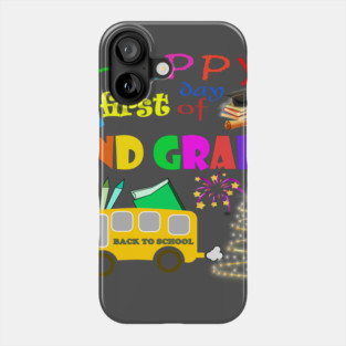 back to school shirt,2nd grade Phone Case