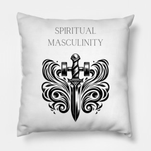 Forge Your Path with Strength, Wisdom, Masculinity Pillow