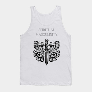 Forge Your Path with Strength, Wisdom, Masculinity Tank Top
