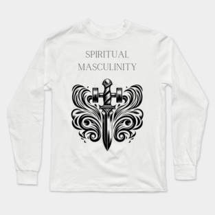 Forge Your Path with Strength, Wisdom, Masculinity Long Sleeve T-Shirt