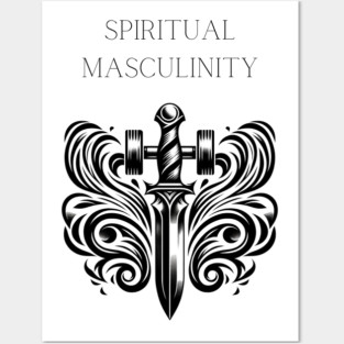 Forge Your Path with Strength, Wisdom, Masculinity Posters and Art