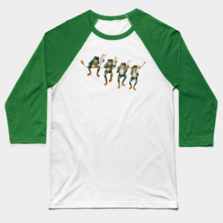 19th C. Singing Frogs Baseball T-Shirt