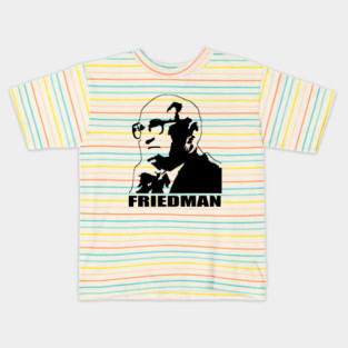 Milton Retro Friedman 1 Kids T-Shirt