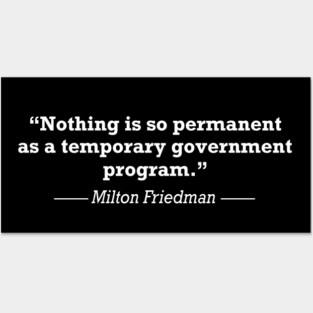 Milton Friedman Quote Posters and Art