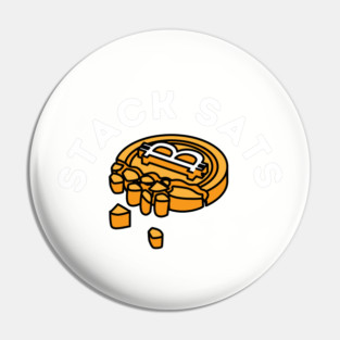 Stack Sats and Chill - Satoshi Pin