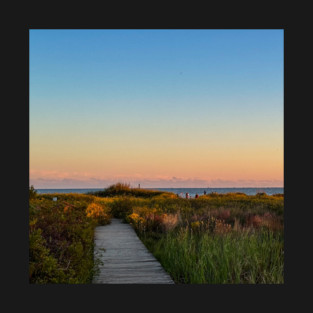 Beach dunes sunset T-Shirt