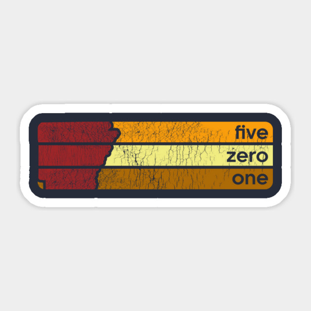 501 - Retro Lines Sticker by rt-shirts
