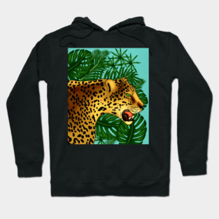 Jaguar Tropical Hoodie