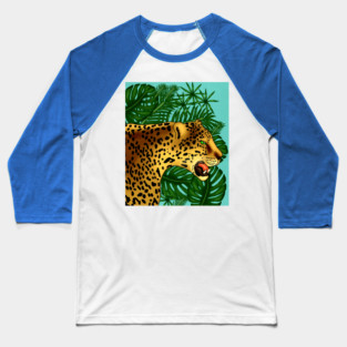 Jaguar Tropical Baseball T-Shirt