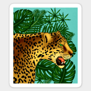 Jaguar Tropical Sticker