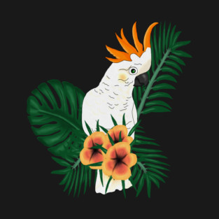 Parrot White Orange T-Shirt