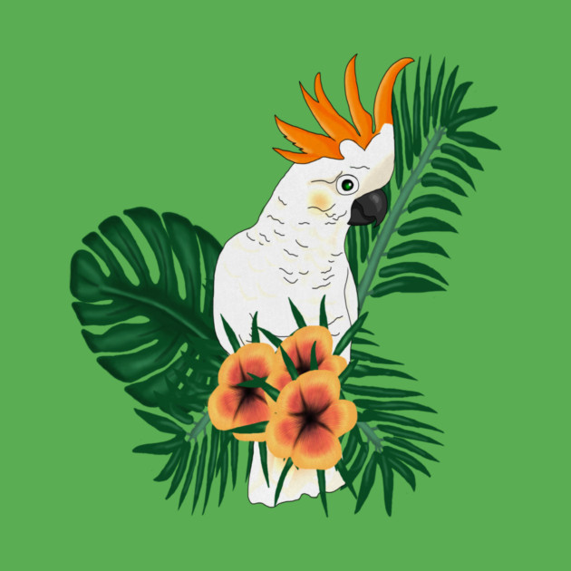 Parrot White Orange by logiamerch