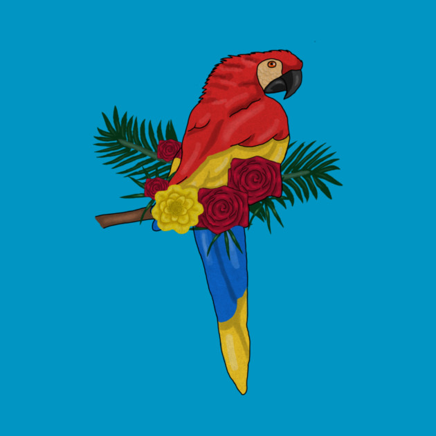 Parrot Floral by logiamerch