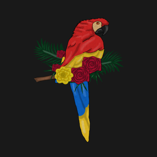 Parrot Floral by logiamerch