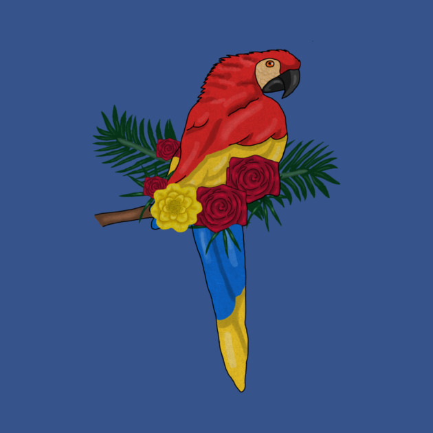 Parrot Floral by logiamerch