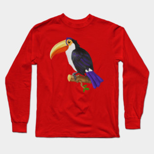 Toucan Bird Long Sleeve T-Shirt