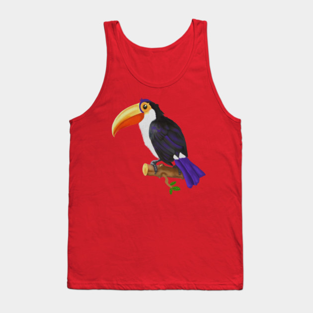 Toucan Bird Tank Top by logiamerch