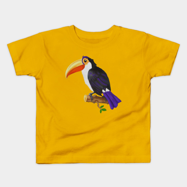 Toucan Bird Kids T-Shirt by logiamerch