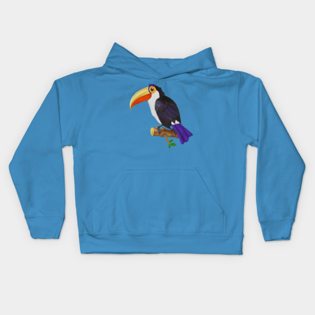 Toucan Bird Kids Hoodie by logiamerch