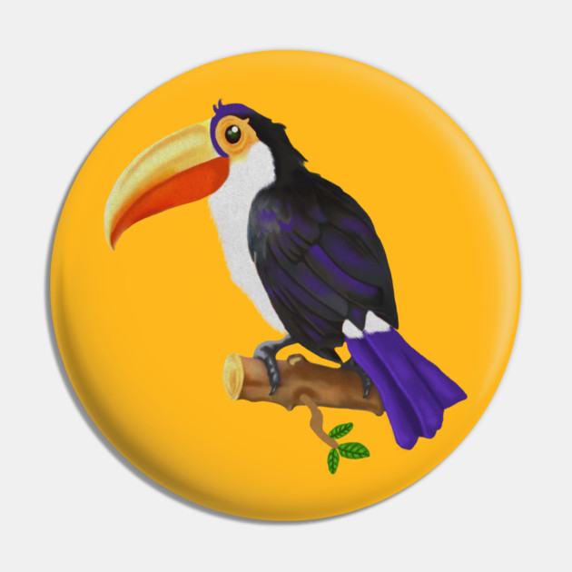 Toucan Bird Pin by logiamerch