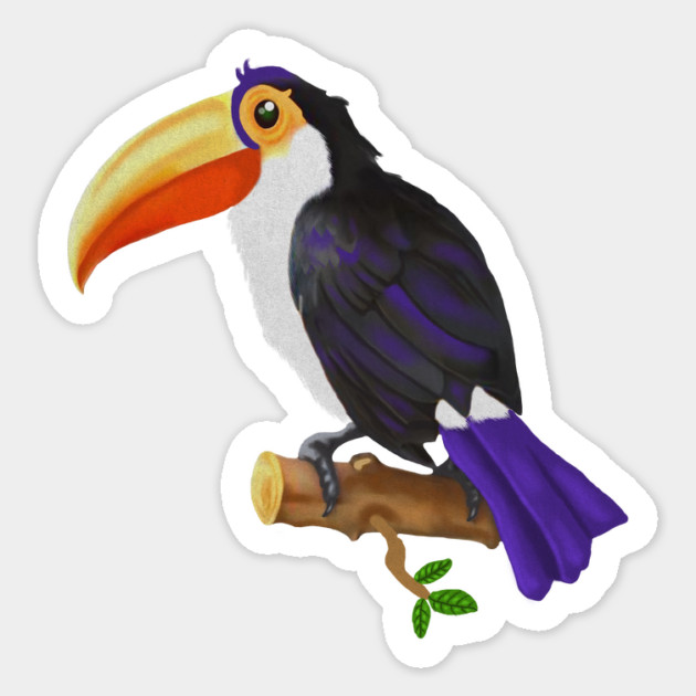 Toucan Bird Sticker by logiamerch