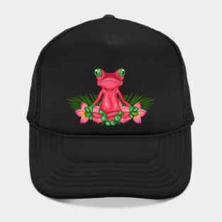 Tropical Frog Meditating Hat