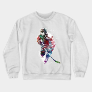 Hockey player #hockey #sport Crewneck Sweatshirt