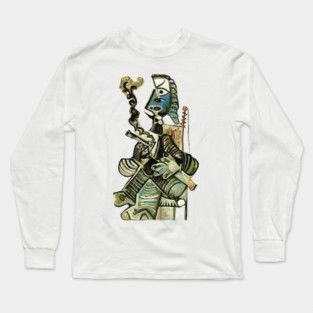 Pablo Picasso Man With A Pipe Long Sleeve T-Shirt