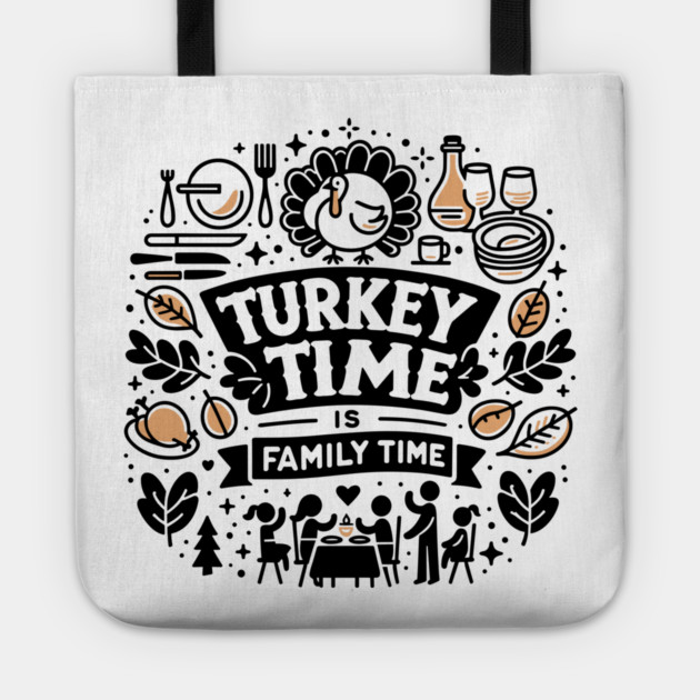 Turkey and Gratitude on the Menu Tote by Frank Ring